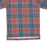 TIMBERLAND Mens Polo Shirt Red Check M