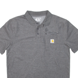 CARHARTT Loose Fit Mens Polo Shirt Grey M