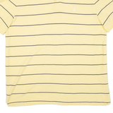 NAUTICA Mens Polo Shirt Yellow Striped XL