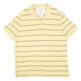 NAUTICA Mens Polo Shirt Yellow Striped XL