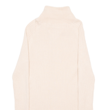 TOMMY HILFIGER Womens Jumper Beige Tight Knit M