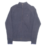 TOMMY HILFIGER Mens Jumper Blue Tight Knit M