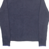 TOMMY HILFIGER Mens Jumper Blue Tight Knit M