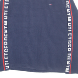 TOMMY HILFIGER Mens Jumper Blue Tight Knit S