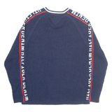 TOMMY HILFIGER Mens Jumper Blue Tight Knit S
