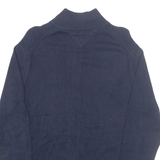 TOMMY HILFIGER Mens Jumper Blue Tight Knit M