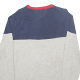 TOMMY HILFIGER Mens Jumper Grey Tight Knit M
