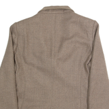 MAX MARA Womens Blazer Jacket Beige Wool UK 12