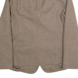 MAX MARA Womens Blazer Jacket Beige Wool UK 12
