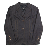 BOGNER Womens Blazer Jacket Grey Wool M