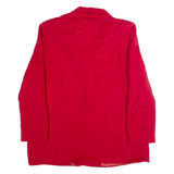 WEINBERG Womens Blazer Jacket Red Wool 90s M