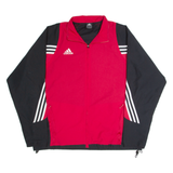 ADIDAS Mens Track Jacket Red 90s XL