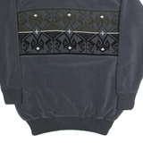 HS Fleece Mens Pullover Jacket Grey 90s L