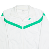 NIKE Mens Track Jacket White S