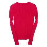 POLO RALPH LAUREN Mens Jumper Red Cable Knit XXS