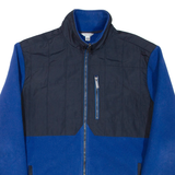 CALVIN KLEIN Mens Fleece Blue High Neck L