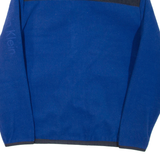 CALVIN KLEIN Mens Fleece Blue High Neck L