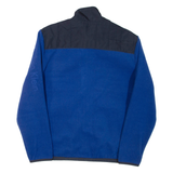 CALVIN KLEIN Mens Fleece Blue High Neck L