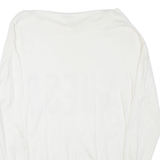 GUESS Womens Jumper Cream Tight Knit Viscose XL