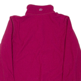 BERGHAUS Womens Fleece Purple 1/4 Zip UK 10