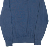 TIMBERLAND Mens Jumper Blue Tight Knit S