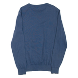 TIMBERLAND Mens Jumper Blue Tight Knit S