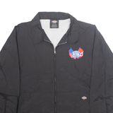 DICKIES Transit Union Mens Shell Jacket Black Nylon USA XL