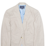 FACONNABLE Womens Blazer Jacket Beige M