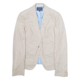 FACONNABLE Womens Blazer Jacket Beige M