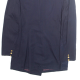 RENEW MAY Womens Blazer Jacket Blue M