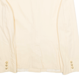 EURO SMART Womens Blazer Jacket Beige M