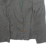 JOHN MAC KAY Mens Blazer Jacket Green Plaid M