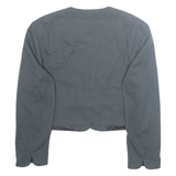 OUISET Womens Blazer Jacket Grey M
