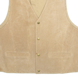 COMPAGNIA DELLA MODA Mens Waistcoat Beige Viscose L