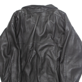 CLOCHARD Mens Biker Jacket Black XL