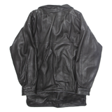 CLOCHARD Mens Biker Jacket Black XL