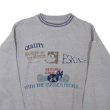 Mens Sweatshirt Grey Crew Neck M