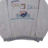 Mens Sweatshirt Grey Crew Neck M