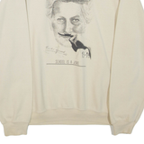 GILDAN Mens Sweatshirt Beige Crew Neck M