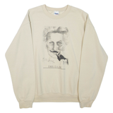 GILDAN Mens Sweatshirt Beige Crew Neck M