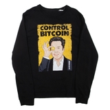 Elon Musk Mens Sweatshirt Black Crew Neck M