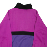 Womens Sweatshirt Pink 1/4 Zip S