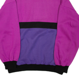 Womens Sweatshirt Pink 1/4 Zip S