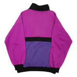 Womens Sweatshirt Pink 1/4 Zip S