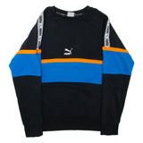 PUMA Mens Sweatshirt Black Crew Neck S