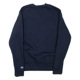 CHAMPION Womens Sweatshirt Blue Crew Neck S
