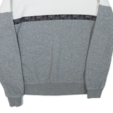 FILA Colourblock Womens Sweatshirt Grey Crew Neck XS