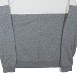 FILA Colourblock Womens Sweatshirt Grey Crew Neck XS