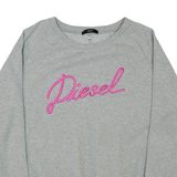 DIESEL Womens Sweatshirt Grey Crew Neck M