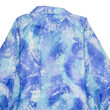 Womens Jacket Blue Crazy Pattern XL